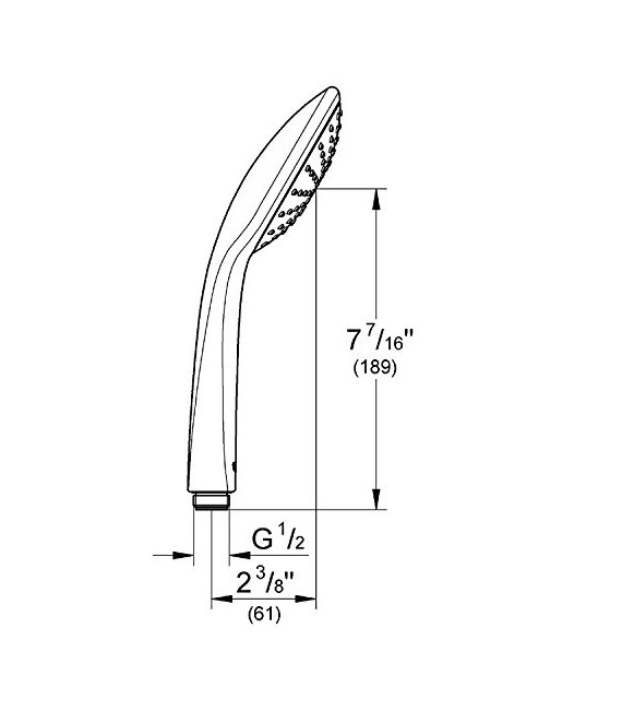 GROHE 27 265 00E Euphoria Teleducha Mono eco
