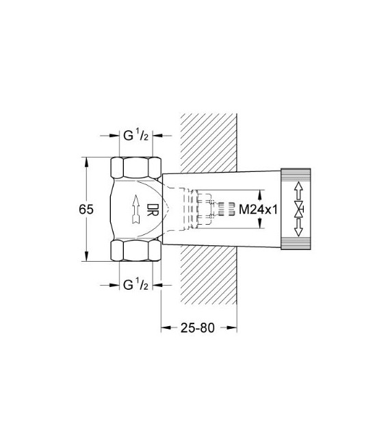 GROHE 29 800 000 Cuerpo Llave
