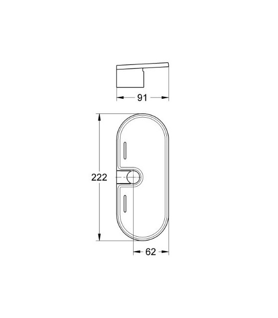 GROHE 27 596 000 Easyreach Bandeja