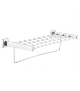 MEDICLINICS Estante para toallas con barra AI0710CS acero mate