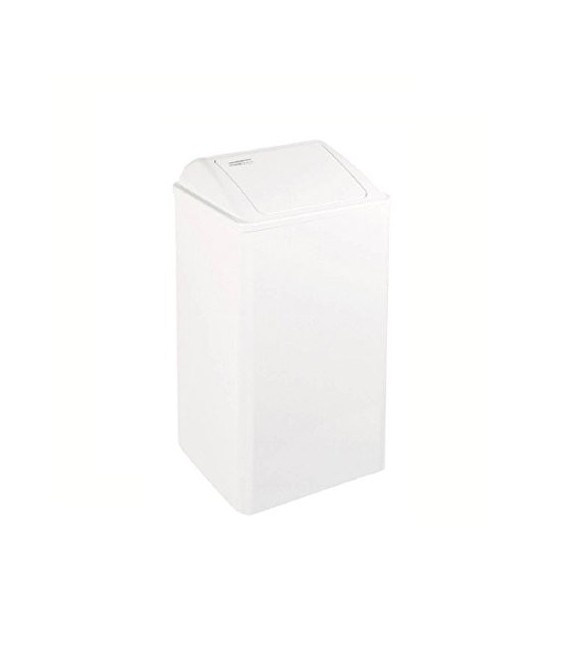 MEDICLINICS PP0080 Papelera con tapa auto-retorno Blanco
