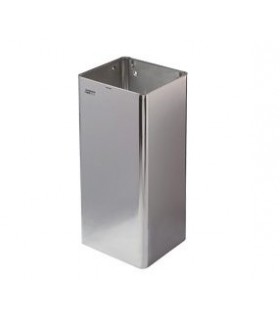 MEDICLINICS PP1080C Papelera abierta acero Brillo