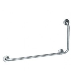 MEDICLINICS BAD090CS Barra Ángulo 90º derecha Inox Satinado
