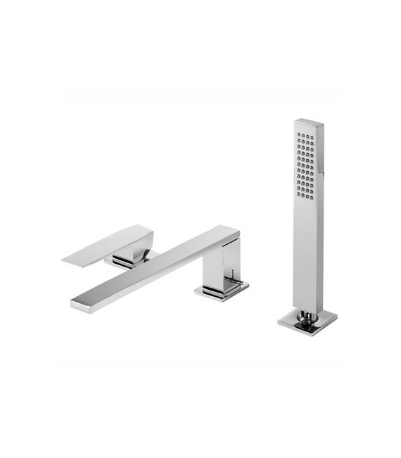 SLIM-TRES 20216101 Grifo Bañera de Repisa con Ducha Antical