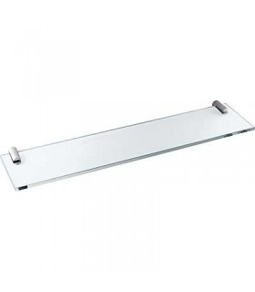 TRES 16163615 Repisa cristal transparente 400 mm.