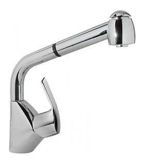 K-TRES 06944401 Grifo Fregadero Vertical con Ducha extraíble