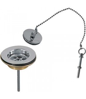 TRES 13463910 Válvula Desagüe Lavabo Sin Rebosadero