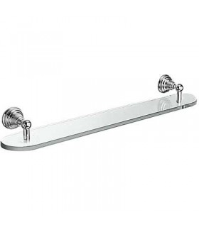 TRES 12463615 Repisa cristal transparente