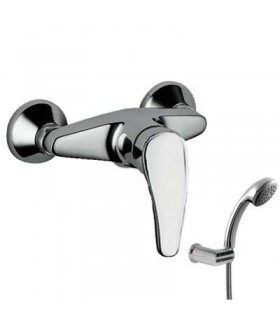 ECO-TRES 17016702 Grifo Ducha Ducha Antical y flexo doble engatillado