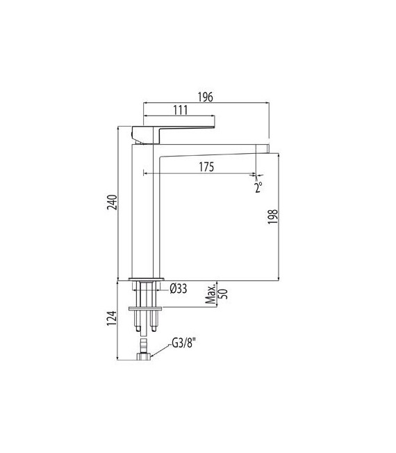 SLIM-TRES 20210303 Grifo Lavabo con alargadera.