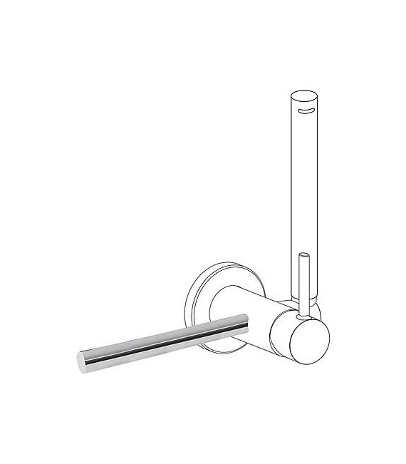 TRES 03412401 Accesorio Portatoallas Redondo 180 mm.