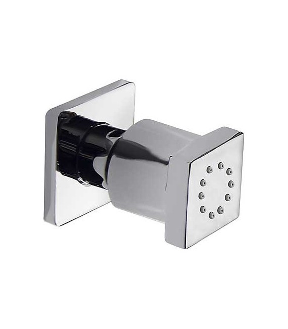 TRES 29951501 Ducha lateral antical SLIM Latón con válvula de retorno