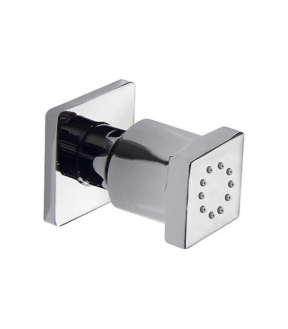 TRES 29951501 Ducha lateral antical SLIM Latón con válvula de retorno