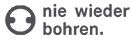 NIE WIEDER BOHREN